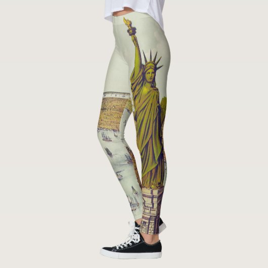 Het grote Bartholdi-beeld, Vrijheidsbeeld Leggings (Links)