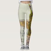 Het grote Bartholdi-beeld, Vrijheidsbeeld Leggings (Voorkant)