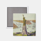 Het grote Bartholdi-beeld, Vrijheidsbeeld Magneet (Voorkant / Achterkant)