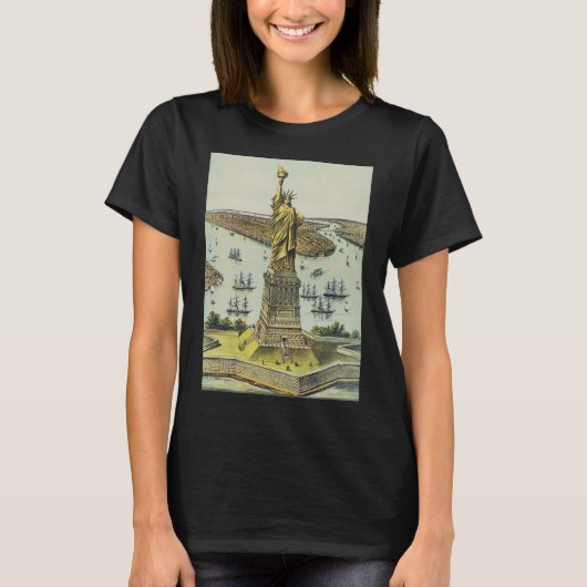 Het grote Bartholdi-beeld, Vrijheidsbeeld T-shirt (Voorkant)