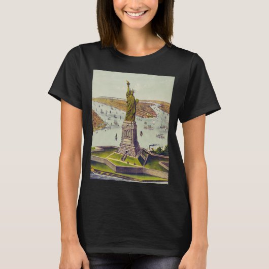 Het grote Bartholdi-beeld, Vrijheidsbeeld T-shirt (Voorkant)