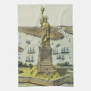 Het grote Bartholdi-beeld, Vrijheidsbeeld Theedoek