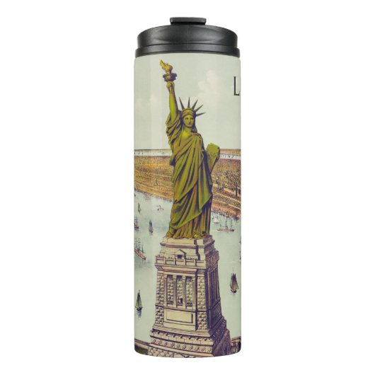 Het grote Bartholdi-beeld, Vrijheidsbeeld Thermosbeker (Voorkant)