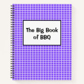 Het grote BBQ-receptenschrift notitieboek (Voorkant)