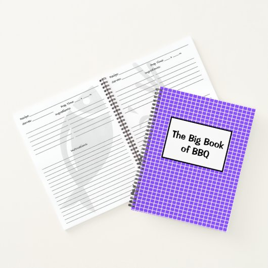 Het grote BBQ-receptenschrift notitieboek (Binnen)