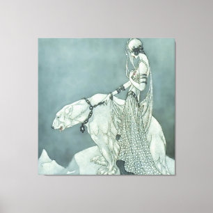 "Het grote Beer" van Marjorie Miller Canvas Afdruk