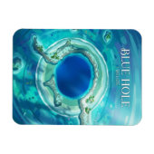 Het Grote Blauwe Gat Belize Magneet (Horizontaal)