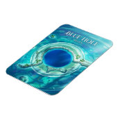 Het Grote Blauwe Gat Belize Magneet (Linkerzijde)