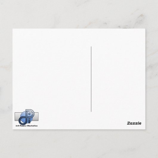 Het Grote Briefkaart van Cthulhu (Achterkant)