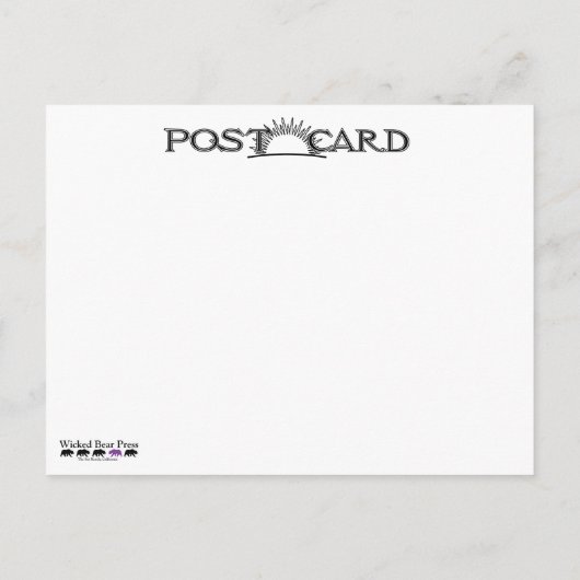 Het grote Briefkaart van de Rand van het Zee - ver (Achterkant)