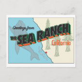 Het grote Briefkaart van de Rand van het Zee - ver (Voorkant)