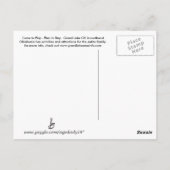 Het grote briefkaart van het Meer van de (Achterkant)