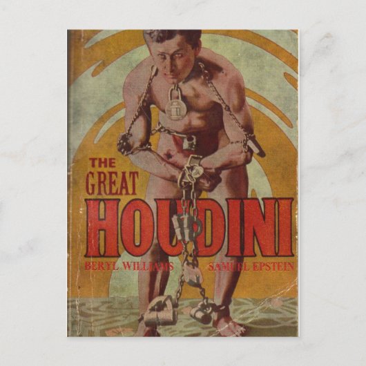 Het Grote briefkaart van Houdini (Voorkant)