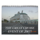 HET GROTE CRUISE GEBEURTENIS VAN 2007! KALENDER (Hoes)