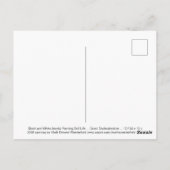 Het grote dodecahedron leven nog briefkaart (Achterkant)