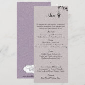 Het grote eenvoudige huwelijksmenu menu (Voorkant / Achterkant)