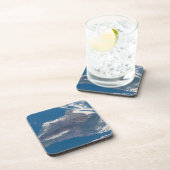 Het grote eiland Hawaï en zijn bergen Bier Onderzetter (Rechterzijde)