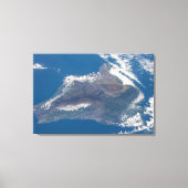 Het grote eiland Hawaï en zijn bergen Canvas Afdruk (Voorkant)