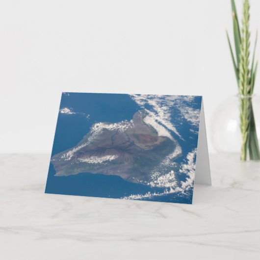 Het grote eiland Hawaï en zijn bergen Kaart (Voorkant)