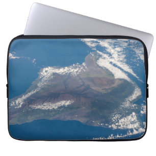 Het grote eiland Hawaï en zijn bergen Laptop Sleeve