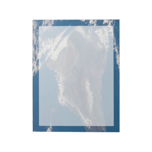 Het grote eiland Hawaï en zijn bergen Notitieblok (Linkerzijde)