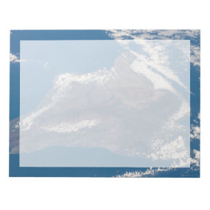 Het grote eiland Hawaï en zijn bergen Notitieblok