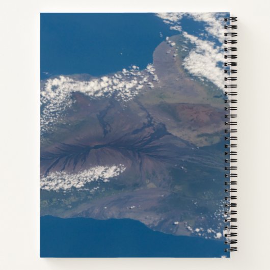 Het grote eiland Hawaï en zijn bergen Notitieboek (Achterkant)