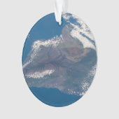 Het grote eiland Hawaï en zijn bergen Ornament (voorkant)