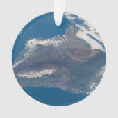 Het grote eiland Hawaï en zijn bergen Ornament (voorkant)