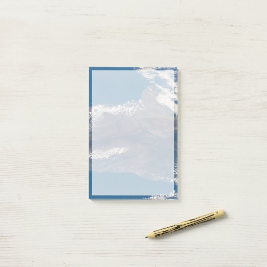 Het grote eiland Hawaï en zijn bergen Post-it® Notes (Op bureau)