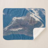 Het grote eiland Hawaï en zijn bergen Sherpa Deken (Voorkant (horizontaal))