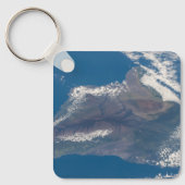 Het grote eiland Hawaï en zijn bergen Sleutelhanger (Voorkant)