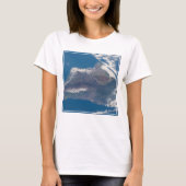 Het grote eiland Hawaï en zijn bergen T-shirt (Voorkant)