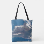 Het grote eiland Hawaï en zijn bergen Tote Bag (Achterkant)