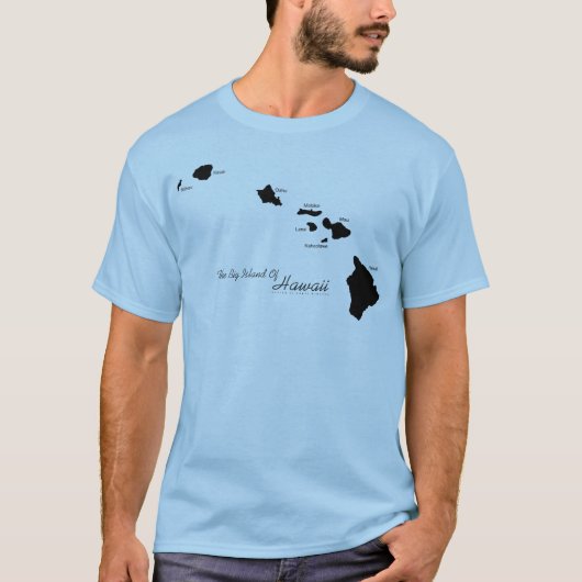 Het grote eiland Hawaï T-shirt (Voorkant)
