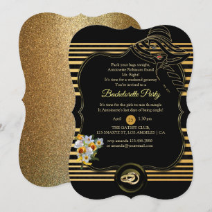 Het grote Gatsby vrijgezellenfeest Kaart