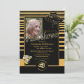 Het Grote Gatsby Vrijgezellenfeest Kaart (Staand voorkant)