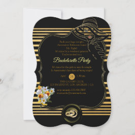 Het grote Gatsby vrijgezellenfeest Kaart