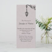 Het grote gemakkelijke huwelijksprogramma programmakaart (Staand voorkant)