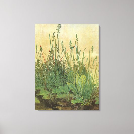 Het Grote Grasveld door Albrecht Dürer Canvas Afdruk (Voorkant)