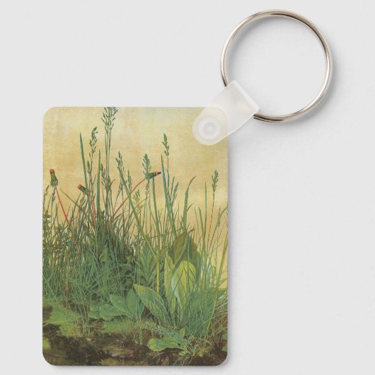 Het grote (Grote) stuk Turf van Albrecht Durer Sleutelhanger (Achterkant)