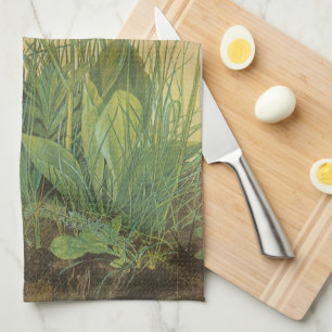 Het grote (Grote) stuk Turf van Albrecht Durer Theedoek