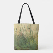 Het grote (Grote) stuk Turf van Albrecht Durer Tote Bag (Achterkant)