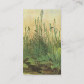 Het grote (Grote) stuk Turf van Albrecht Durer Visitekaartje (Achterkant)