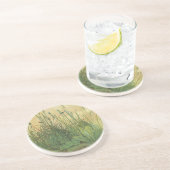 Het grote (Grote) stuk Turf van Albrecht Durer Zandsteen Onderzetter (Zijkant)