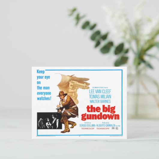 HET GROTE GUNDOWN BRIEFKAART (Staand voorkant)