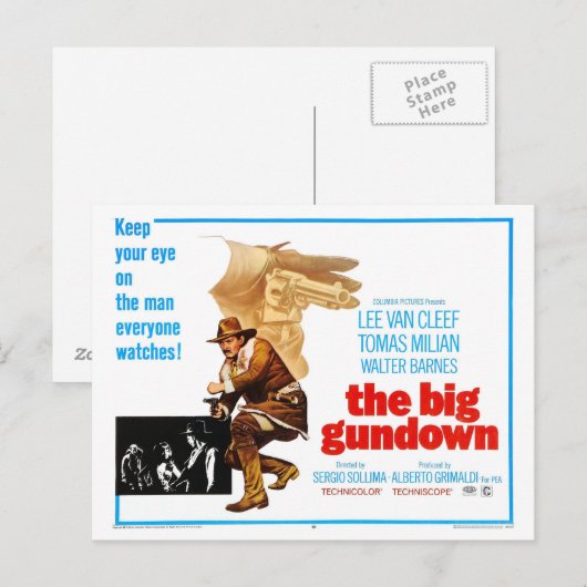 HET GROTE GUNDOWN BRIEFKAART (Voorkant / Achterkant)