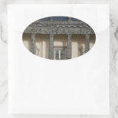 Het Grote Huis Ovale Sticker (Tas)