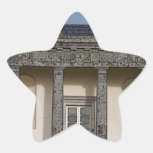 Het Grote Huis Ster Sticker (Voorkant)