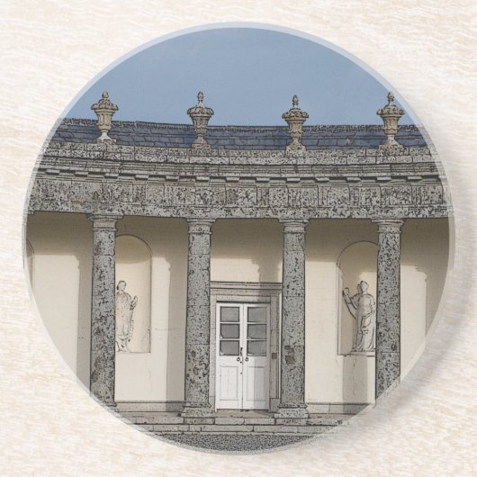 Het Grote Huis Zandsteen Onderzetter (Voorkant)